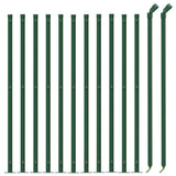 Vidaxl Mesh hegn med flange 1x25 m grøn