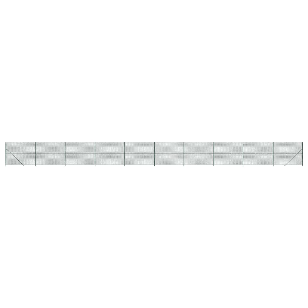 Vidaxl Mesh hegn med flange 1,6x25 m grøn