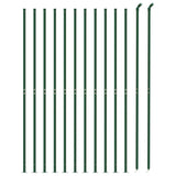 Vidaxl Mesh hegn med flange 1,6x25 m grøn