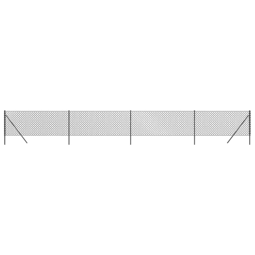 Vidaxx Mesh Fence 0,8x10 M Anthracite