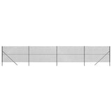 VIDAXXL Mesh hegn 1,4x10 m anthracit