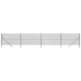 VIDAXXL Mesh hegn 1,6x10 m anthracit