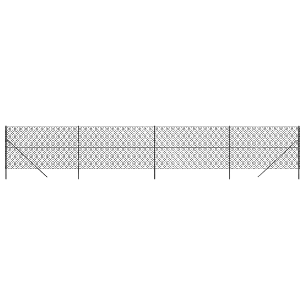 Vidaxl Mesh Fence 2.2x10 M Anthracite