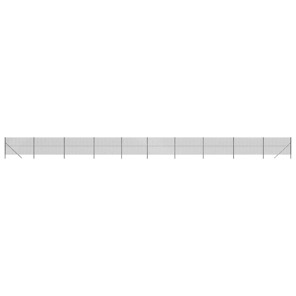 Vidaxl Mesh hegn 1,4x25 m anthracit