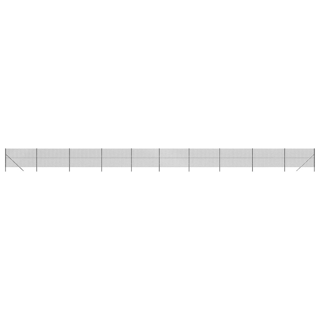 Vidaxl Mesh Fence 2x25 M Anthracite
