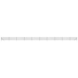 Vidaxl Mesh hegn med malede ankre 1,1x25 m anthracit