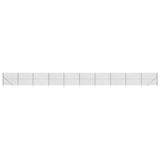 Vidaxl Mesh hegn med malede ankre 1,4x25 m anthracit