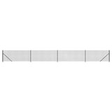 Vidaxl Mesh hegn med flange 1,1x10 m anthracit