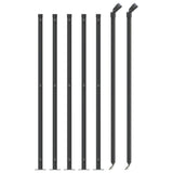 Vidaxl Mesh hegn med flange 1,1x10 m anthracit