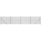 Vidaxl Mesh hegn med flange 1,6x10 m anthracit
