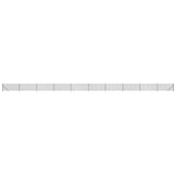 Vidaxl Mesh hegn med flange 1,1x25 m anthracit