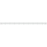 Vidaxl mesh hegn 0,8x25 m sølvfarvet