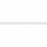 Vidaxl mesh hegn 1,6x25 m sølvfarvet