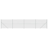 Vidaxl mesh hegn med flange 1,8x10 m sølvfarvet
