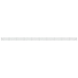 Vidaxl Mesh hegn med flange 1,1x25 m sølvfarvet