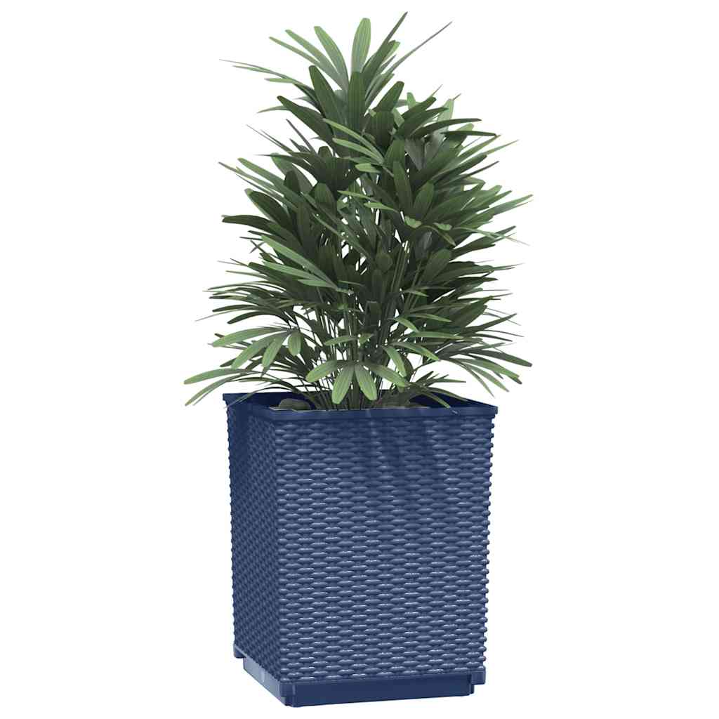 VIDAXX Planters 2 PCS 30x30x37 cm polypropylen blågrå