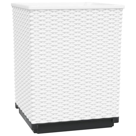 Vidaxx plantekasser 2 stk 30x30x37 cm polypropylen hvid