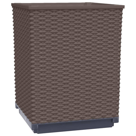 Vidaxx plantekasser 2 stk 30x30x37 cm polypropylen brun