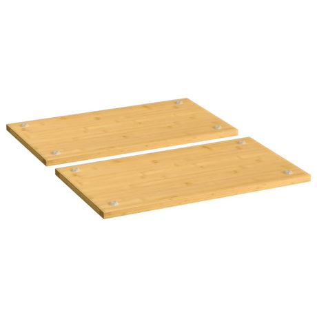 Vidaxl HOB -overtræk 2 stk. 50x28x1,5 cm bambus
