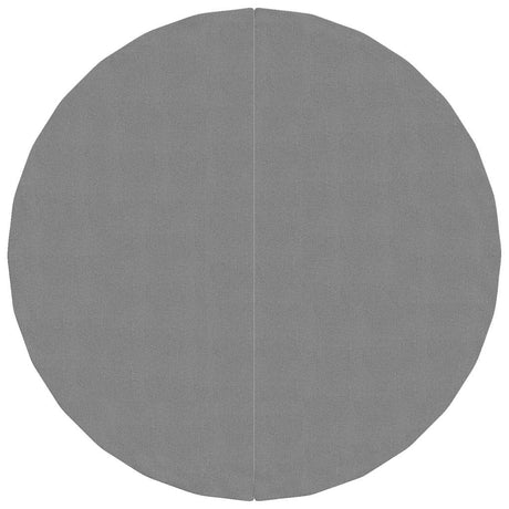 Vidaxl zwembadgrondzeil ø244 cm polyester geotextiel lichtgrijs