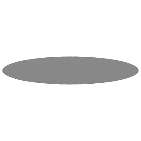 Vidaxl zwembadgrondzeil ø428 cm polyester geotextiel lichtgrijs