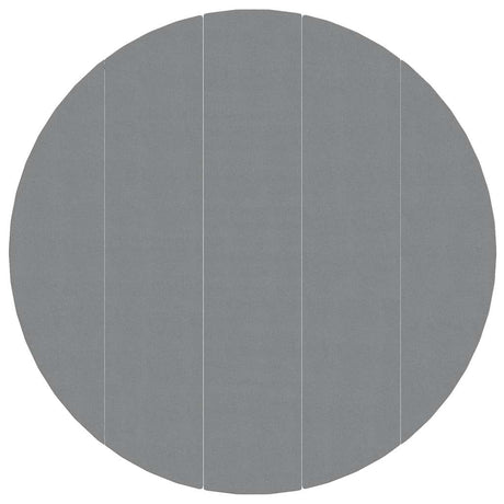 Vidaxl zwembadgrondzeil ø550 cm polyester geotextiel lichtgrijs