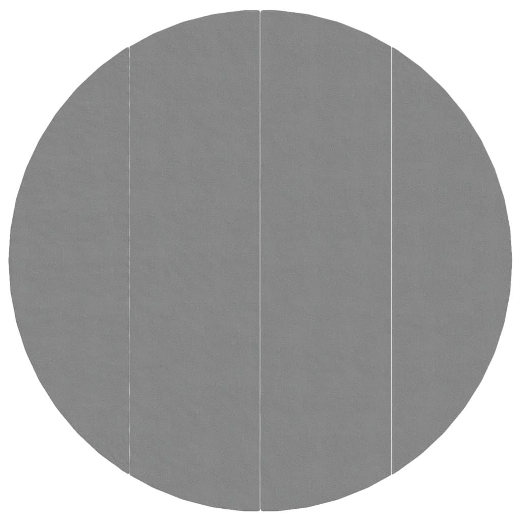 Vidaxx swimmingpool-underlag ø500 cm polyester geotekstil lysegrå