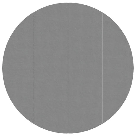 Vidaxx swimmingpool-underlag ø500 cm polyester geotekstil lysegrå