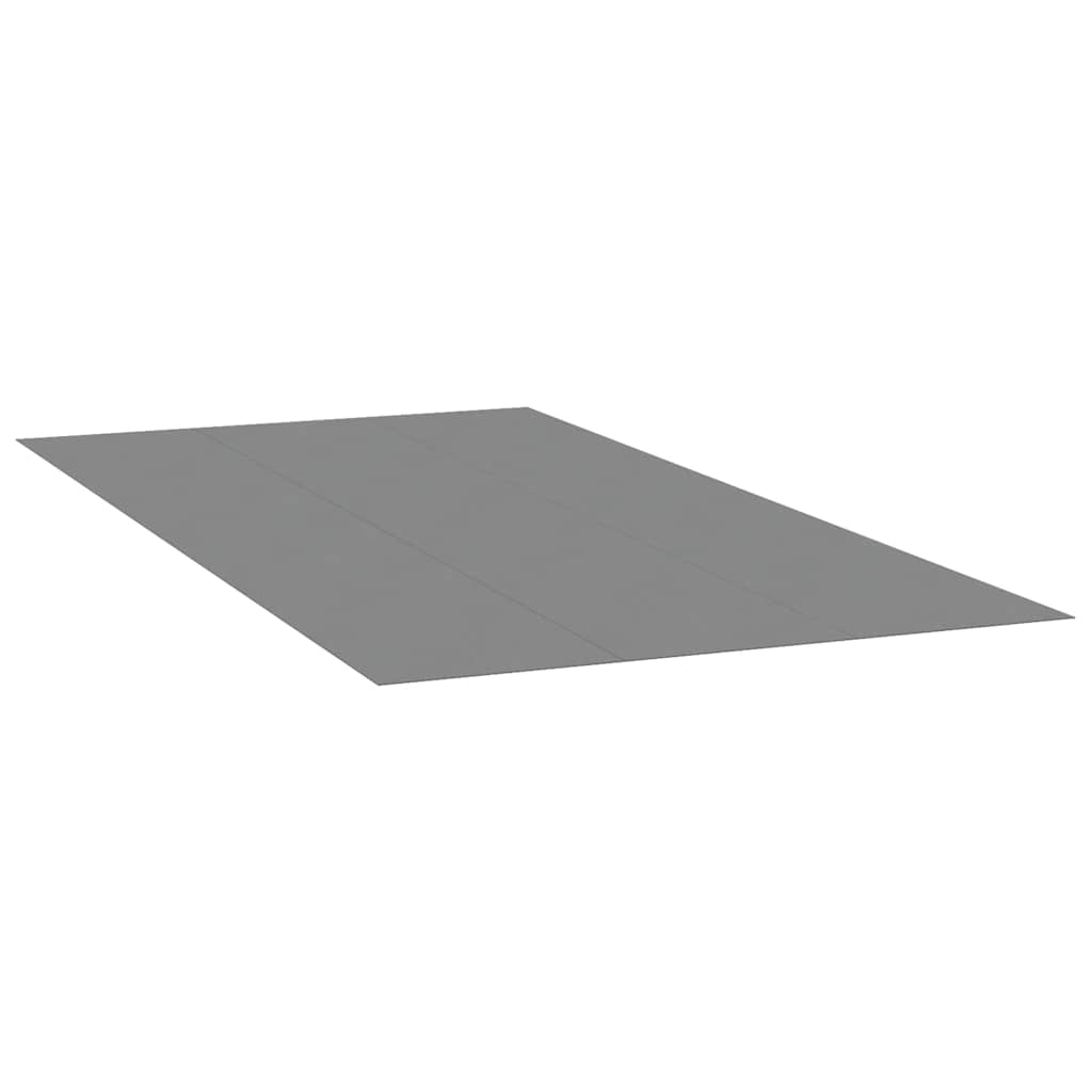 Vidaxl zwembadgrondzeil 640x321 cm polyester geotextiel lichtgrijs