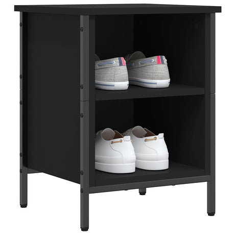 Vidaxl Shoe Cabinet 38x35x50 cm Property Wood Black