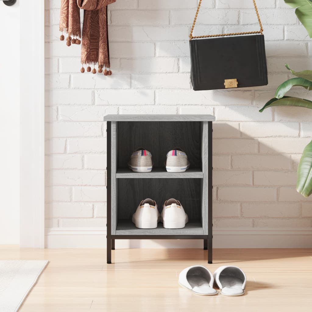 Vidaxx Shoe Cabinet 38x35x50 cm konstrueret træ grå sonoma eg