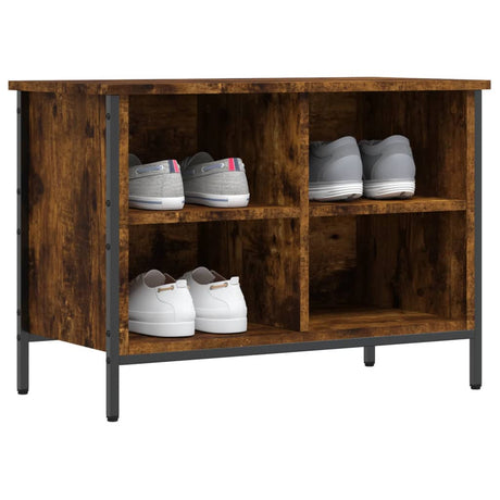 Vidaxx Shoe Cabinet 69x35x50 cm forarbejdet træ, røget eg
