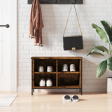 Vidaxx Shoe Cabinet 69x35x50 cm forarbejdet træ, røget eg