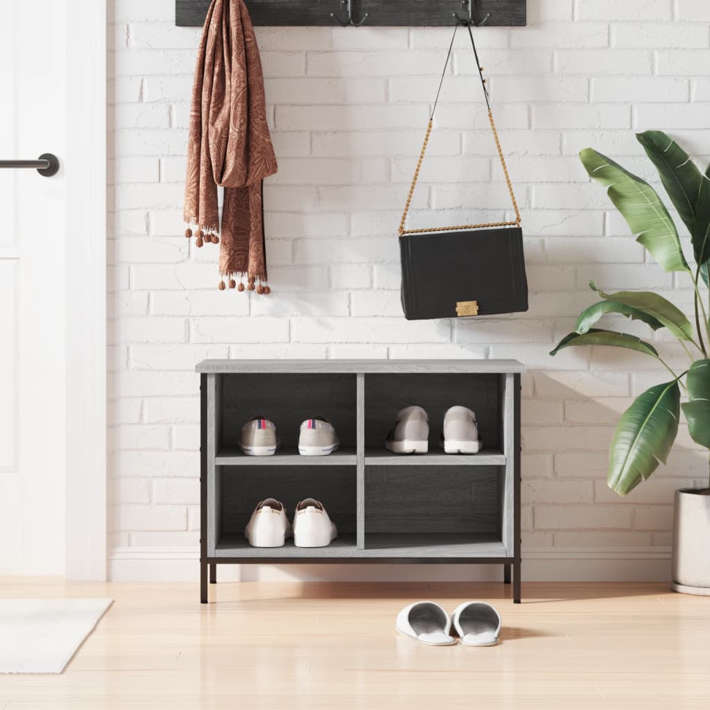 Vidaxx Shoe Cabinet 69x35x50 cm konstrueret træ grå sonoma eg