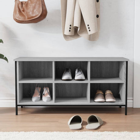 Vidaxx Shoe Cabinet 100x35x50 cm konstrueret træ grå sonoma eg farve