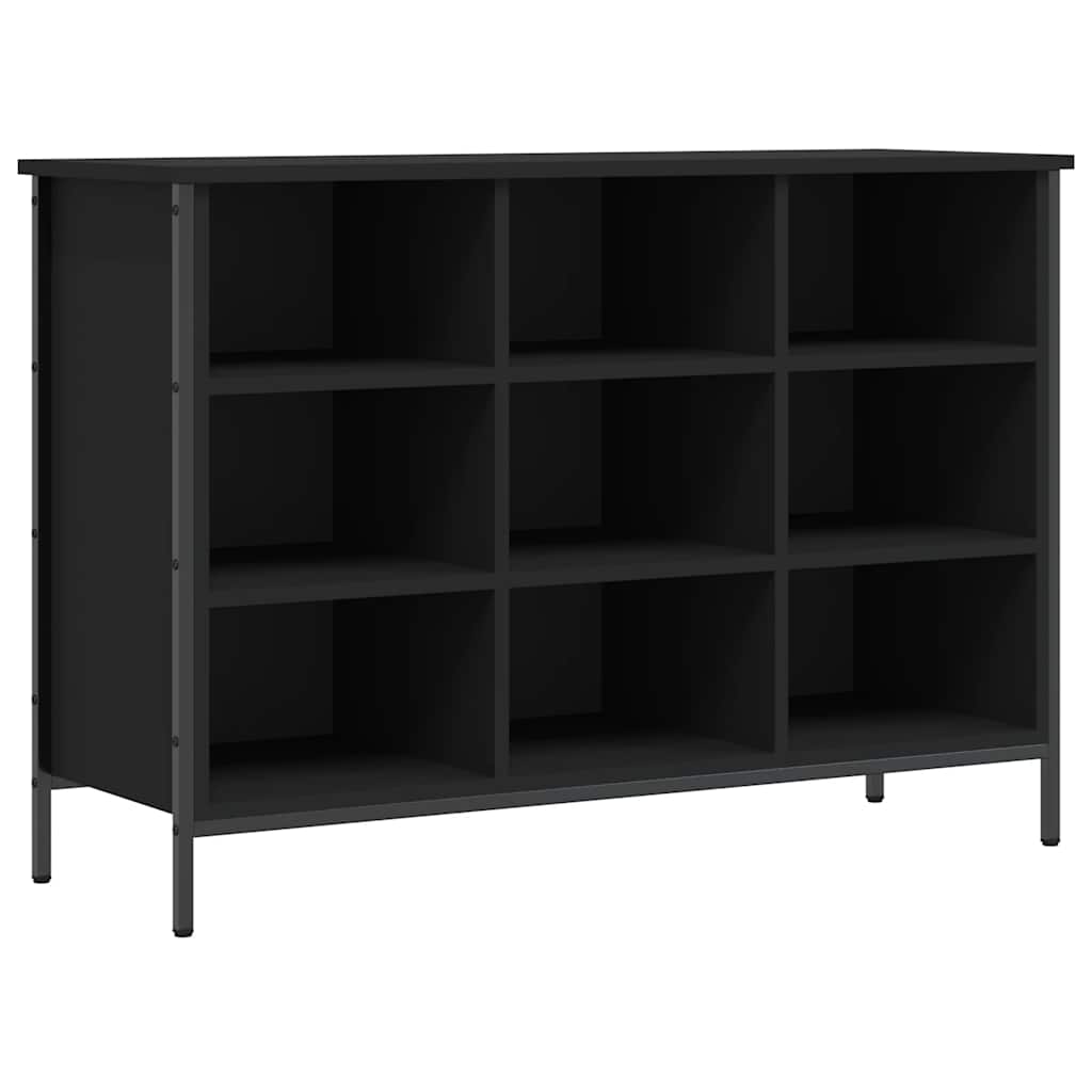 Vidaxx Shoe Cabinet 100x35x70 cm færdig træ sort