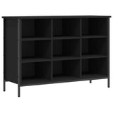 Vidaxx Shoe Cabinet 100x35x70 cm færdig træ sort