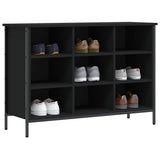 Vidaxx Shoe Cabinet 100x35x70 cm færdig træ sort