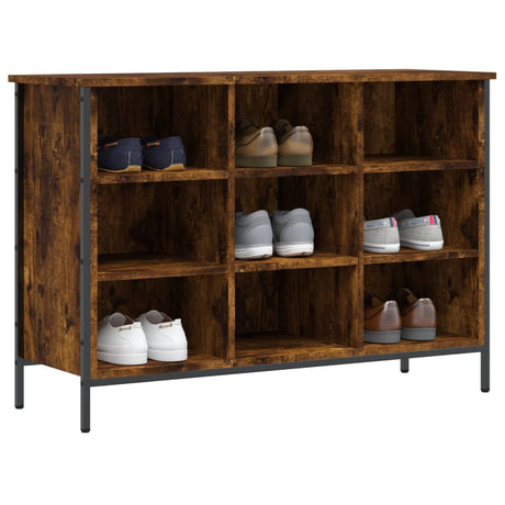 Vidaxx Shoe Cabinet 100x35x70 cm forarbejdet træ, røget eg