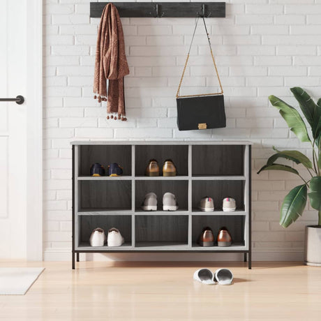 Vidaxx Shoe Cabinet 100x35x70 cm Engineered Wood Grey Sonoma Oak Color
