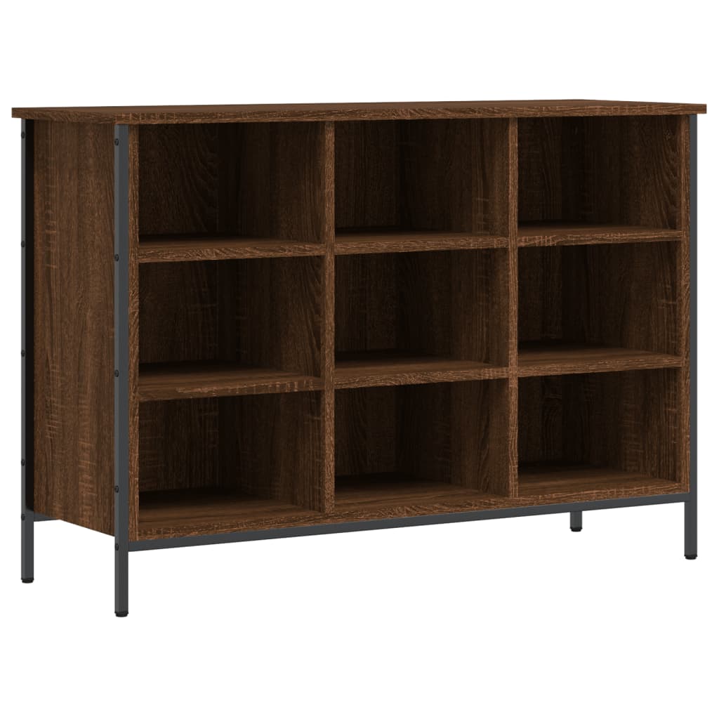 Vidaxx skoskab 100x35x70 cm færdig træbrun eg farve