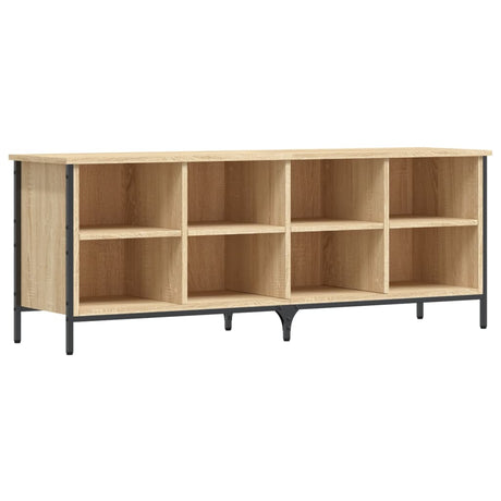 Vidaxl Shoe Cabinet 131x35x50 cm konstrueret træ sonoma eg
