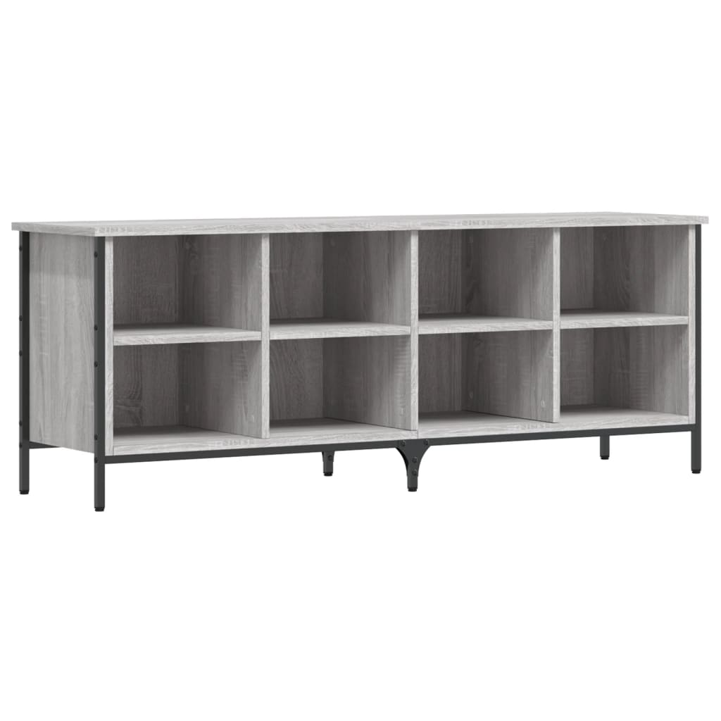 Vidaxx Shoe Cabinet 131x35x50 cm konstrueret træ grå sonoma eg farve
