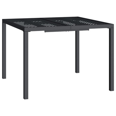 Vidaxl tuintafel 100x100x72 cm staal antracietkleurig