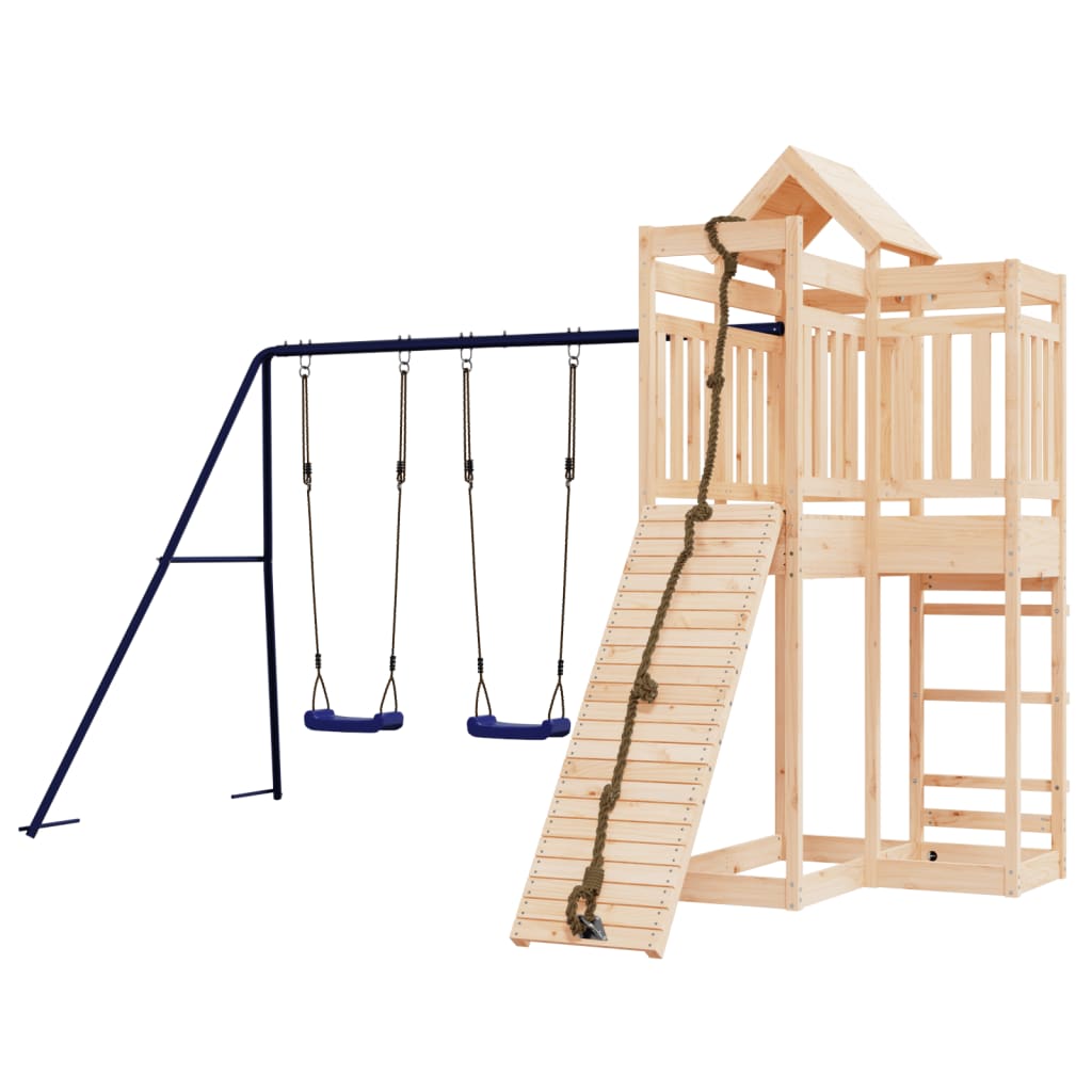 Vidaxl Playhouse Solid Pine Wood