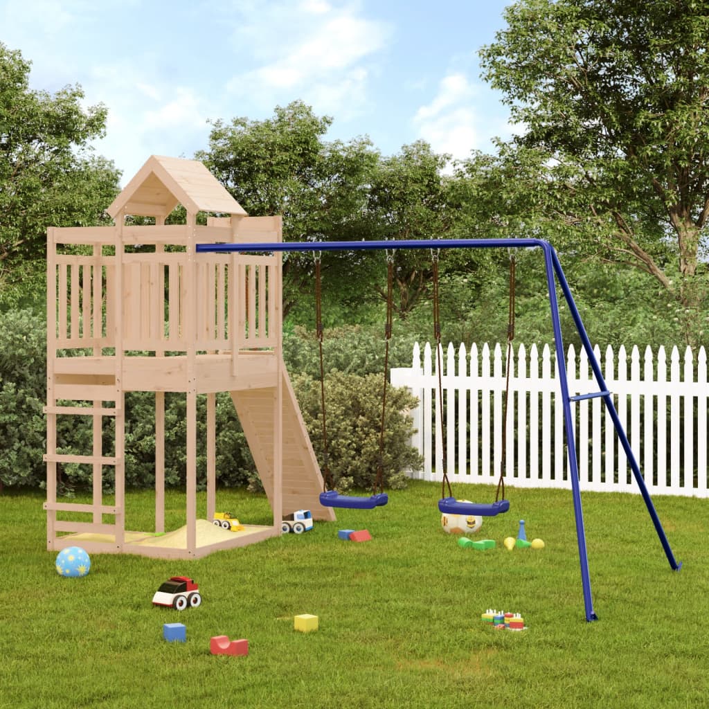 Vidaxl Playhouse Solid Pine Wood