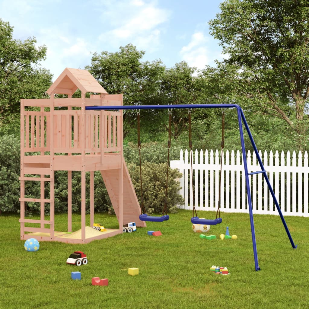 Vidaxl Playhouse Solid Douglas Wood