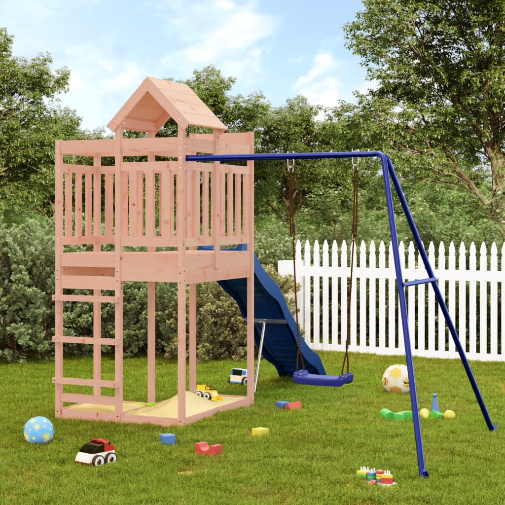 Vidaxl Playhouse Solid Douglas Wood