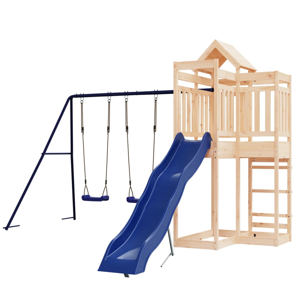 Vidaxl Playhouse Solid Pine Wood