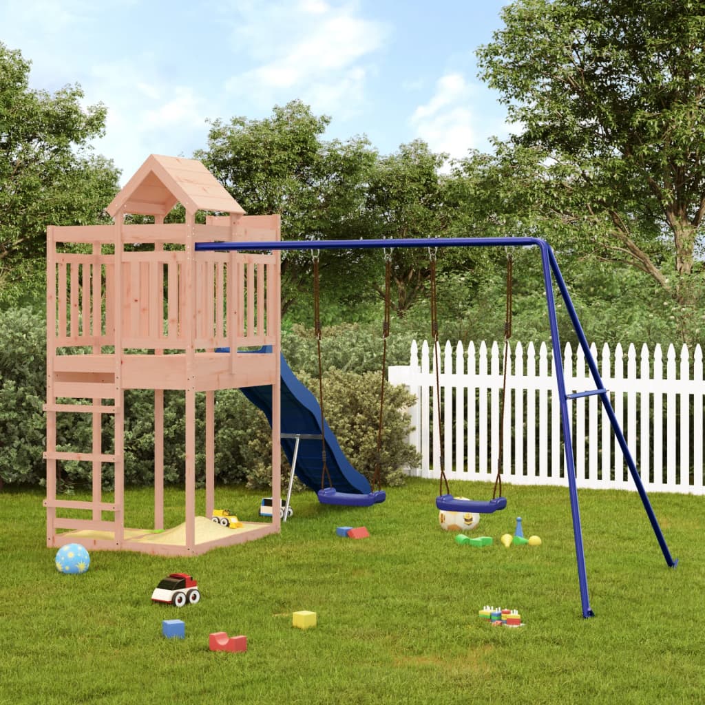 Vidaxl Playhouse Solid Douglas Wood